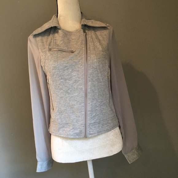 Daytrip Jackets & Blazers - Daytrip Sheer Moto Jacket